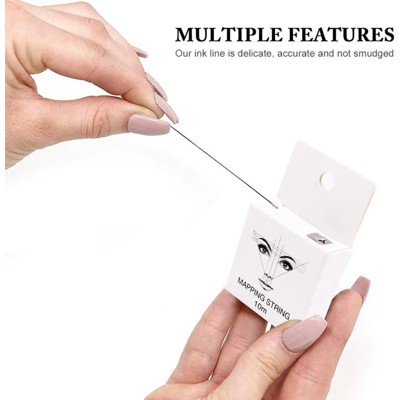 6pz Hilo Entintado Atomus Para Diseño De Cejas Microblading