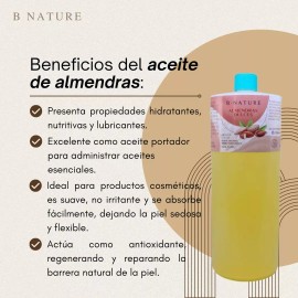B Nature Aceite De Almendras Dulces 125 Ml Cuerpo Cara Cabello