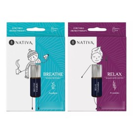 VN 2pack Roll On Aromaterapia: Lavanda + Eucalipto ¡portable!