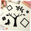 Tofficu 1Set Creative Picture Frame Tree Wall Sticker Stylish Living