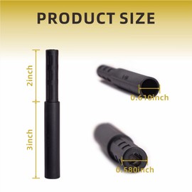 Mariyandh 8 Pcs 0.58 Inches Golf Club Extension Golf Club Extensions Steel Shaft Putter Shaft Extension for Putter, Iron, and Golf Club Shafts
