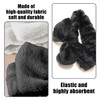 2 Pcs Hair Ties With 2 Pcs Wrist Towels, Elastic