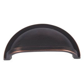 Hickory Hardware P3055-VB Williamsburg Cup Cabinet Pull, 3-Inch, Vintage Bronze