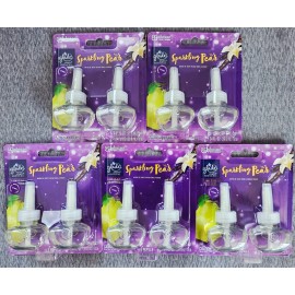 Glade 10 Glade Plug Ins Sparkling Pear Scented Oil Refills Air Limited Edition
