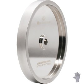 MORESUPERHARD CBN Grinding Wheel 8 inch 1000 Grit,1" Wide,5/8" Arbor,Suitable for All Kinds of 8 inch Bench Grinders,for Sharpening High Speed Steel Tools Woodturning Tools(1000 Grit)