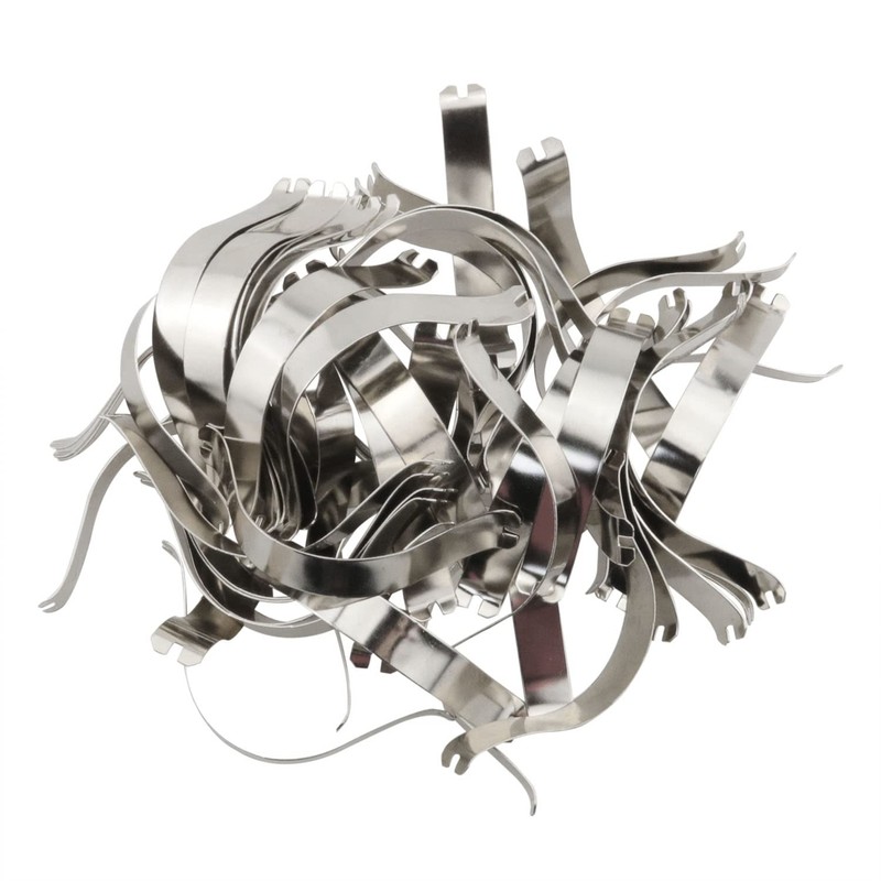YHXiXi 50pcs Spring Clips Stainless Steel Picture Frame Hardware DIY