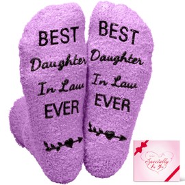 Sunia Funny Socks Gifts for Women - Mother In Law,Daughter In Law Mothers Day Gifts, Best Sister Birthday Christmas Gifts