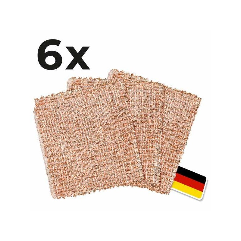 Pack Of 6 Wenko German Made Copper Cleaning Cloths