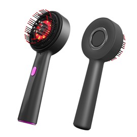 Scalp Massage Brush Electric Head Massager with Red Light Serum Liquid Cabin Hair Oil Applicator IPX7 Waterproof Handy Head Massage for Relaxation