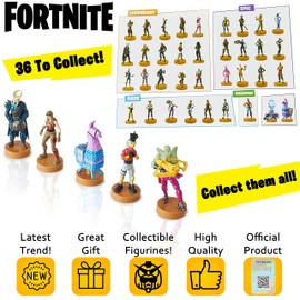 Fortnite Action Figures | Set of 5 Figures Collectible Toy | Toys For Adults & Kids Accessories & Gifts For Gamers | 5 Pack (Random Selection)