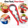 4-in-1 Jar Opener for Kitchen Use – Manual Multi-Purpose Lid,