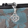 Silver Celtic Knot Clip-On Charm, Timeless Elegance Design + Lobster