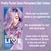 Schwarzkopf LIVE Pretty Pastels Purple Hair Dye, Pack of 3,