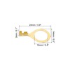 PATIKIL 100pcs Copper Ring Terminals for Connecting M10 Wire Cables