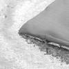 sourcing map Sequin Glitzy Cushion Covers, Shiny Satin Solid Pillow
