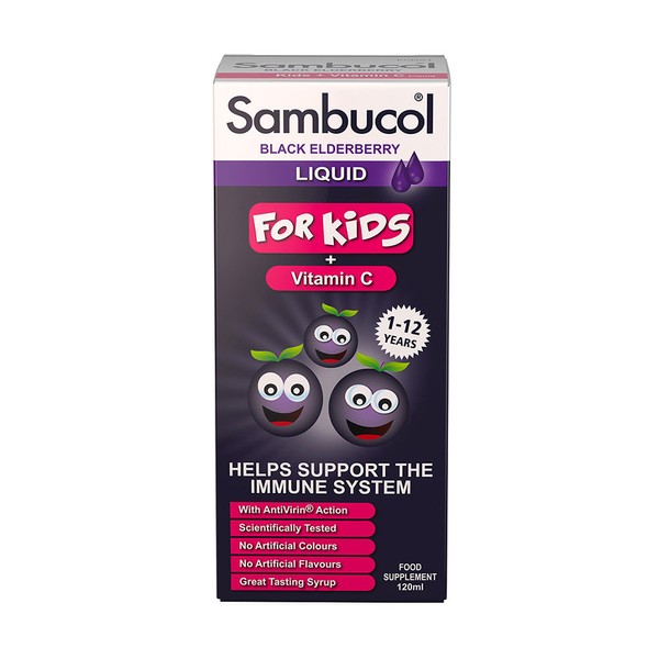 Sambucol Black Elderberry Extract For Kids, 120ml