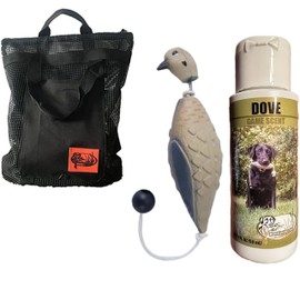 HuntEmUp Ultimate Dove Dog Training Scent - with Realistic Dove Dummy, and Mesh Bag