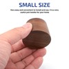Angoily Cabinet Handles Black Walnut Cone Shape Retro Knobs Door