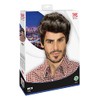 Rick Brown Wig for Hair Accessory Fancy Dress