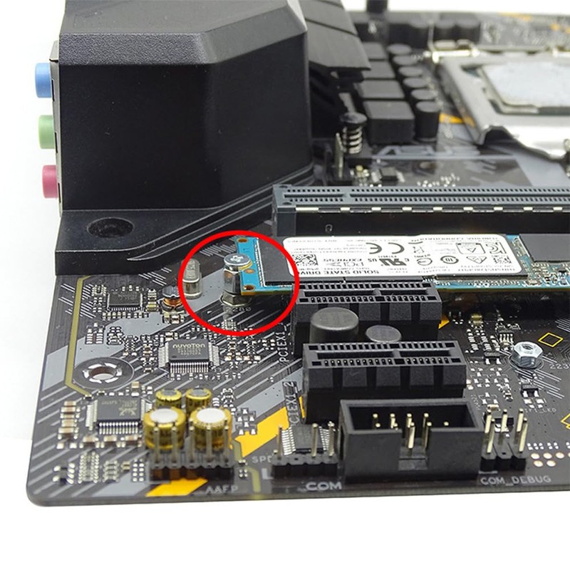 NVME M.2 SSD Mounting Screw Kit for asus giga msi
