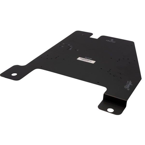 STINGER Under-Seat Amplifier Mounting Bracket for Wranglers with Predrilled & Threaded Holes with Hardware, Driver or Passenger Side Mounting (Jeep Wrangler JK - Passenger Side)