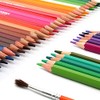 TOOLSTAR Colouring Pencils, Soft Wax Based Cores Watercolour Pencils Set