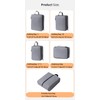 6-Pcs Compression Packing Cubes, light travel luggage organizer packaging bag,