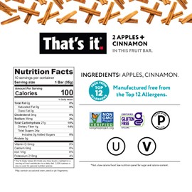 That's it. International Spice Bar Variety Pack, 100% Natural Real Fruit bars. Pear Ginger, Chili Mango and Apple Cinnamon flavors. Plant-based, Vegan, gluten-free. No added Sugar. Top 12 allergen free . (30 pack)