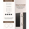 LAND·VOI Locking Wall-Mount Mailbox for Outside, with 4 Keys, Galvanized
