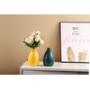 LSBTAUCP-Ceramic vase,Yellow vase for Home Decoration, Modern Style Dry vase,