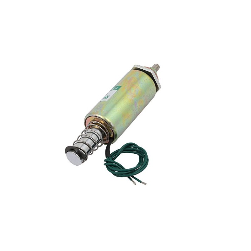 uxcell DC 12V Push Pull Type Cylinder DC Solenoid Electromagnet