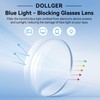 Dollger Oval Blue Light Glasses for Women Men Fashion Retro