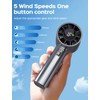 FESTIVALCOS Portable Handheld Fan - High Speed Cooling, USB Rechargeable