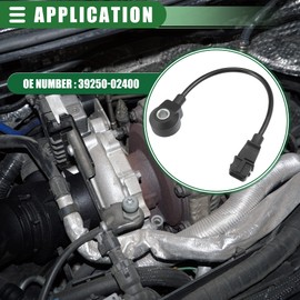 X AUTOHAUX Car Engine Ignition Knock Sensor for Hyundai Getz 39250-02400