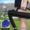 AfitLulu Golf Club Bag, Foldable Golf Travel Bag for 3-5