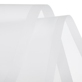 sourcing map 10pcs Transparent White Border Flower Wrapping Paper 22.8"x22.8" Waterproof Floral Wrapping Paper for DIY Crafts, Gift Flower Shop Bouquet Packaging