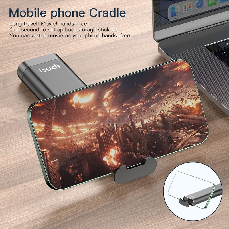 Budi Alloy Memory Card Storage Stick For microSD - Full