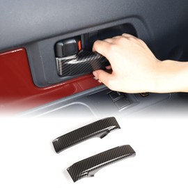 Auto Inner Door Handle Protective Trim Cover Compatible with Toyot@ FJ Cruiser 2007-2021 2Pcs Car Inner Door Handles Cover Interior Door Handles Protector Trim Decorate Covers ABS Interior Accessories