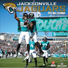 Jacksonville Jaguars 2025 12x12 Team Wall Calendar