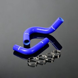 G-PLUS Silicone Radiator Coolant Hose Clamps kit Compatible With Chevy Fleetline/BEL AIR V8 1949-1954 Blue