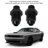 1 Pair AN4 to M8 Oil Cooler Fitting Adapter Black