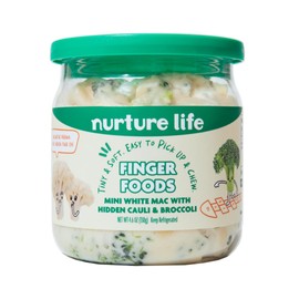 Nurture Life Baby Stage 3 Finger Food - Mini White Mac with Hidden Cauli & Broccoli - Made Fresh