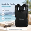 Water Baby Carrier, Quick-Dry Neoprene Infant Sling,Black
