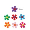 ZYWQ 100Pcs Felt Flowers Fabric Flower Embellishments for Knitting Handmade