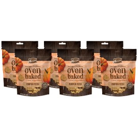 Merrick Oven Baked Natural Dog Treats, Pumpkin Patch, Made with Real Pumpkin, Hand Crafted in Small Batches, 4 Simple Ingredients, 11-Ounce Bag (Pack of 6)
