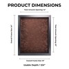 14x22 Shadow Box Frame Black Wood with a 1 3/4"