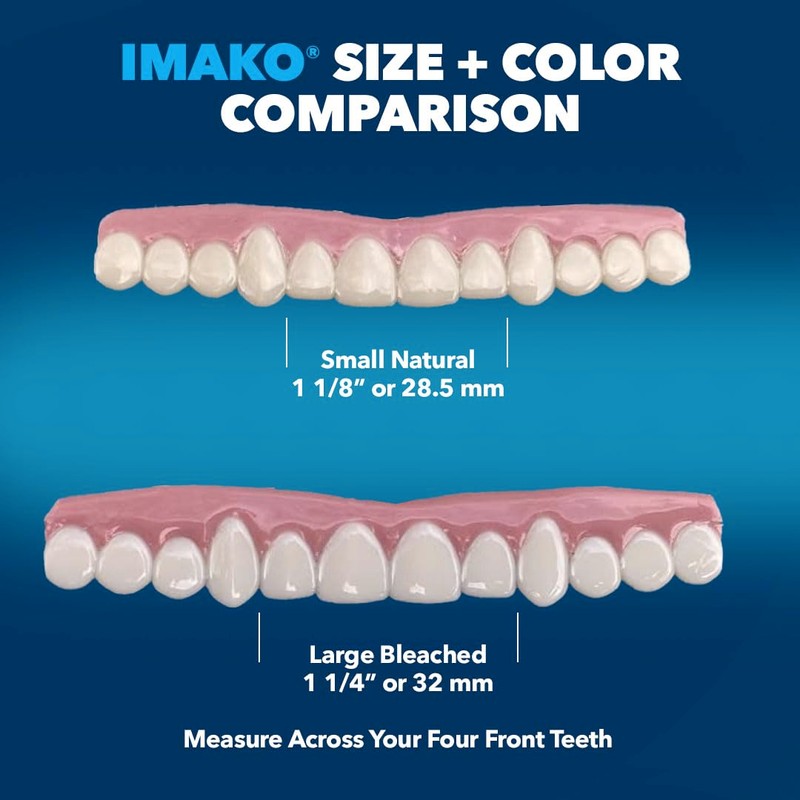 Imako Premium Cosmetic Uppers - 2 Pack - Large, Bleached