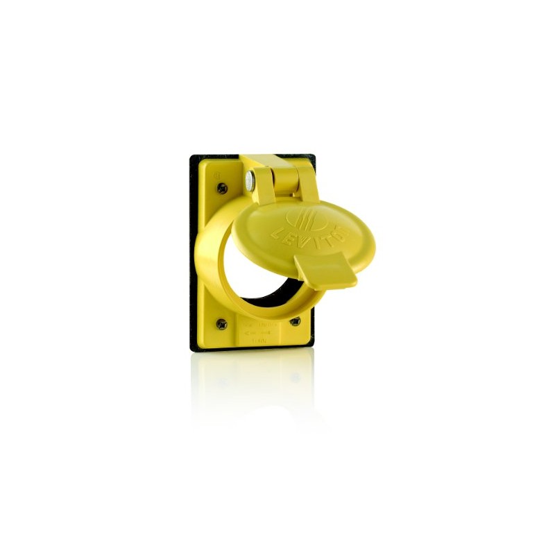 Leviton Weatherproof Receptacle Cover with Lift Lid, For 50A Corrosion
