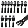 12Pcs Zipper Repair Kit, Universal Replacement Instant Zipper Fix Sliding