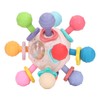 Baby Sensory Teething Toy Grasping Activities Bright Colors Silicone Soothes
